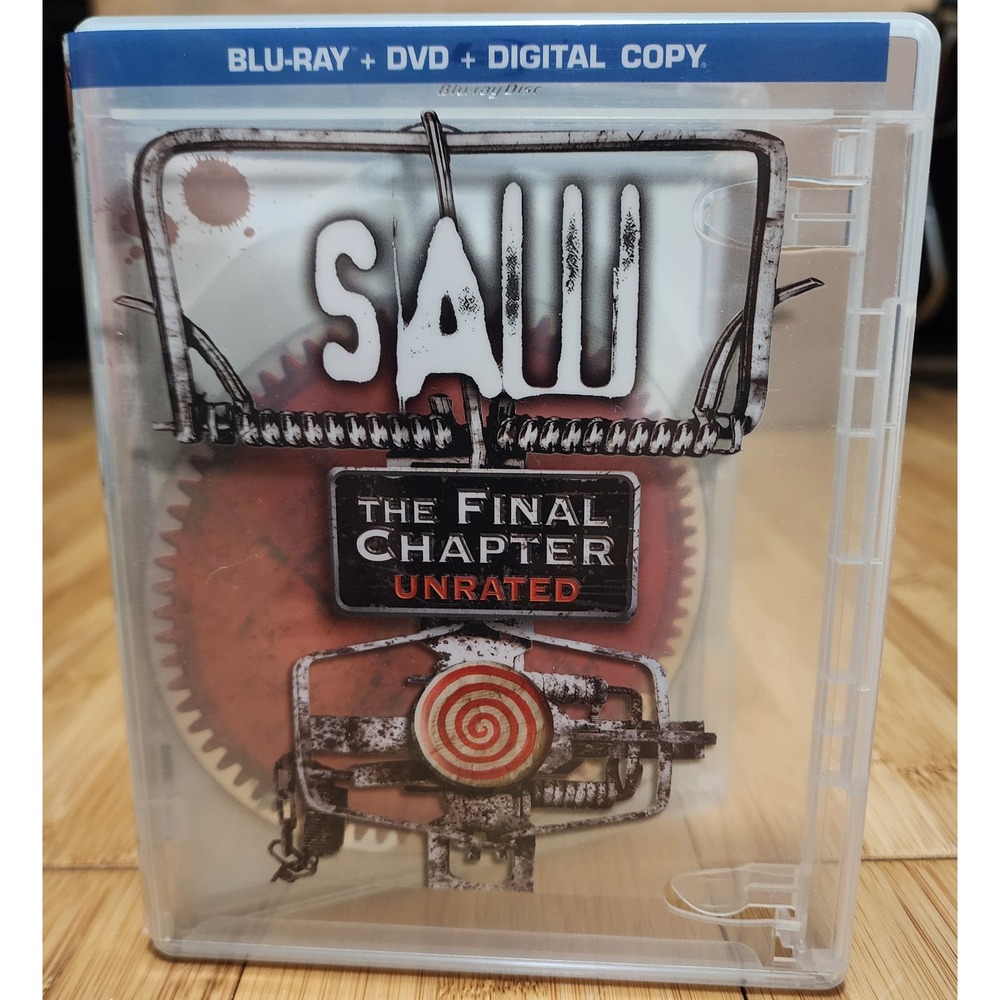 Saw: The Final Chapter - Unrated (Blu-ray, DVD, 2010) Horror Movie Halloween